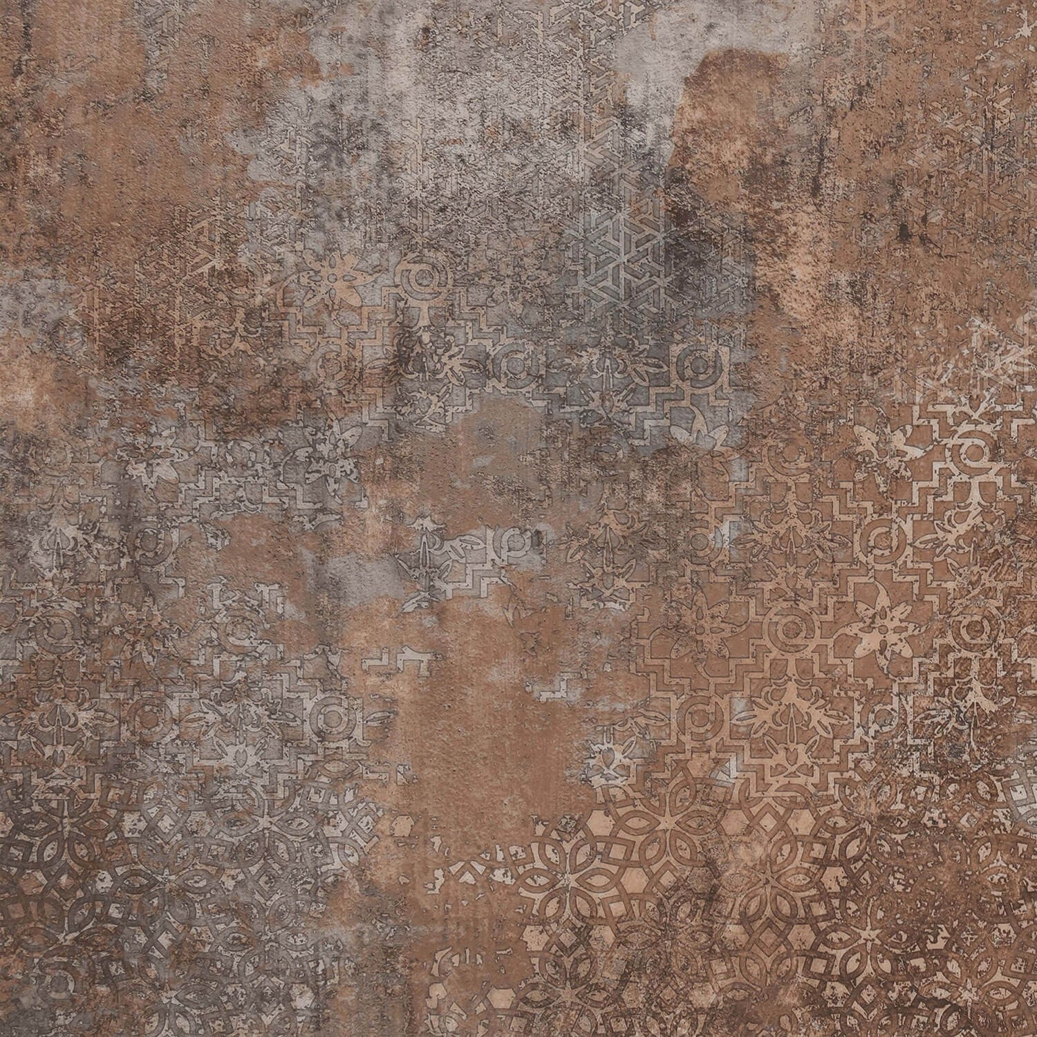 Rusted Stencil Concrete