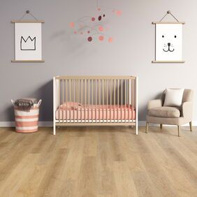 Genero Alcove in Hinterland Beech laid in a child's room with a cot