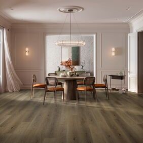 Expona Superplank in Riverland Gum laid in a kitchen.