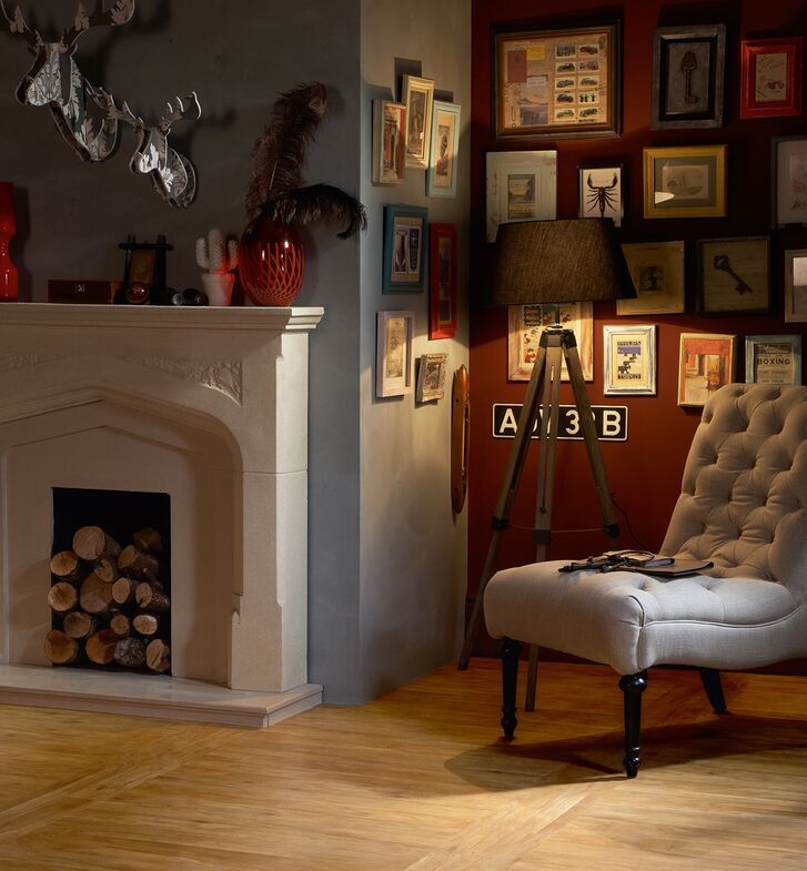 Polyflor vinyl flooring lounge - 4403 Golden Koa