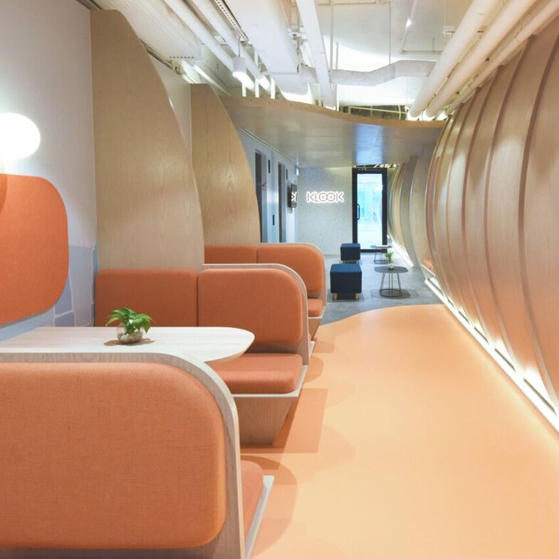 Klook Office, Bean Buro, Hong Kong - Polyflor Vinyl Flooring