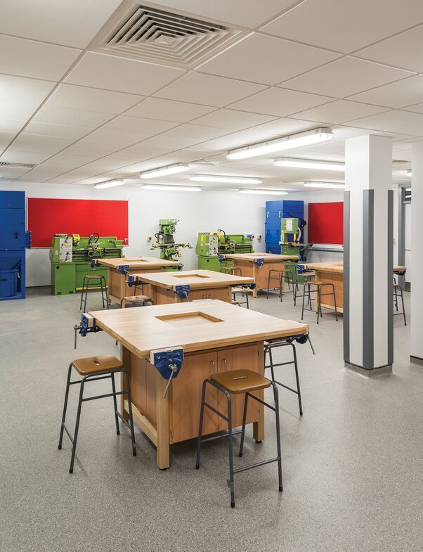 Sir Stanley Matthews Academy - polyflor vinyl flooring