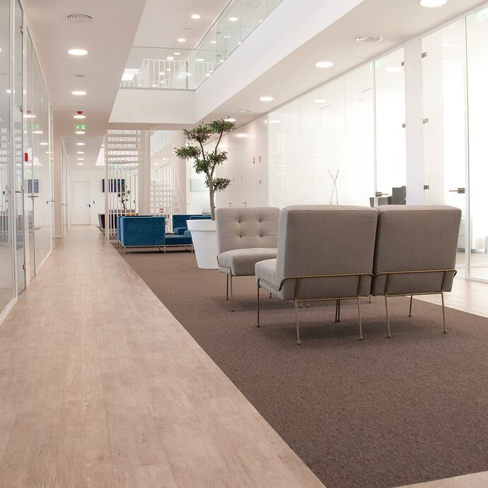 Polyflor vinyl flooring for workplace office